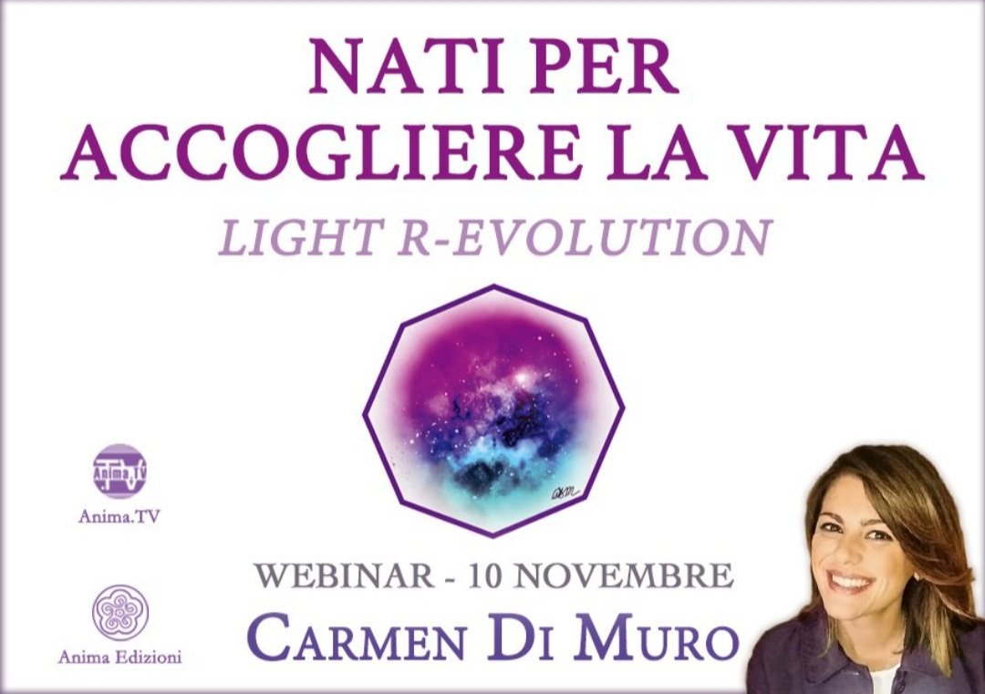 carmendimuro's tweet photo. Siamo Nati per accogliere la Vita

Il 1° di un ciclo di 8 #webinar il 10 novembre 2020
Info su:
https://t.co/V9Hm1uBn1Y https://t.co/vFm7Dvdlx2