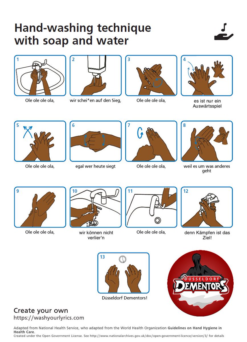 Heute ist zwar kein Training, aber man kann ja trotzdem mal unseren wundervoll melodischen Chant üben 😁👻 #MaskeAufUndHändeWaschen