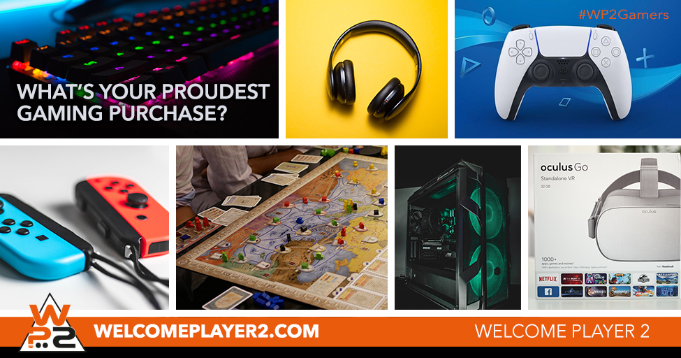 welcomeplayer_2's tweet photo. What's your proudest gaming purchase? Tell us in the comments. #WP2Gamers #gamingcommunity #gamers #gaming #tabletop #boardgames #console #pcgamers #switchgamers #vrgamers #xbox #ps4 #ps5 https://t.co/rnemHh6VMH