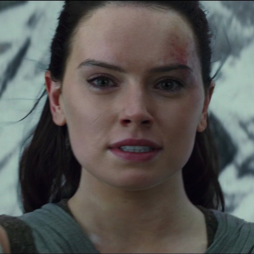 rey through the sequel trilogy but it’s only her smile: a thread