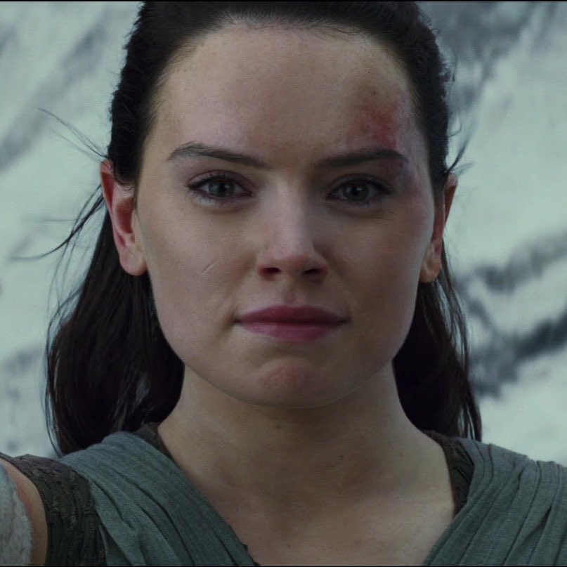 rey through the sequel trilogy but it’s only her smile: a thread