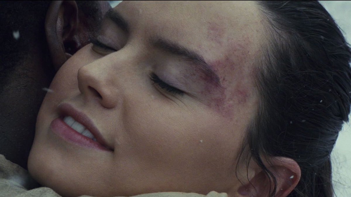 rey through the sequel trilogy but it’s only her smile: a thread