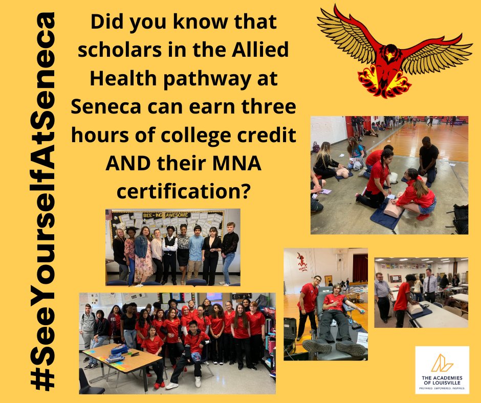 The more you know about a high school, the better informed you are to make a choice! <a href="/Seneca_High/">Seneca High School</a> <a href="/MrGuy_SenecaHS/">Principal MGuy</a> <a href="/MrsDixonAP/">海珠</a> @HiteSeneca @senecapctmna <a href="/AcademiesofLou/">AcademiesofLou</a>
#SeeYourselfAtSeneca #SenecaSoars