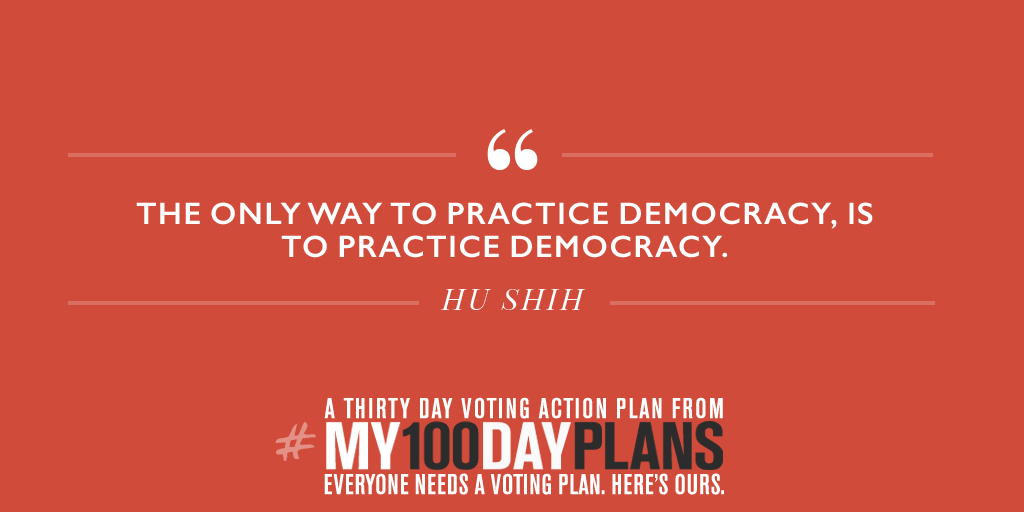 MY100DayPlans's tweet photo. #VOTE #democracy https://t.co/YH7iAGzngQ