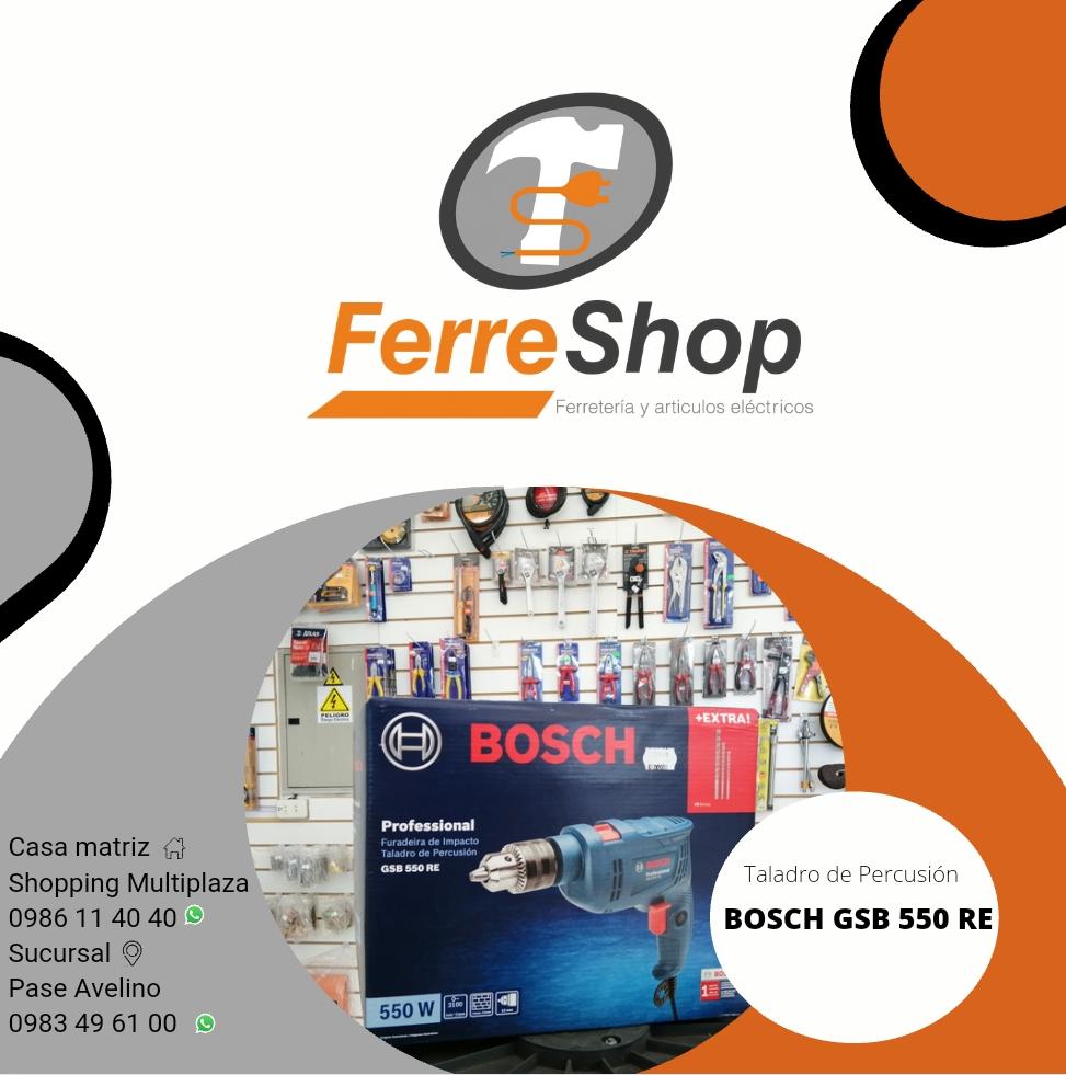 Ferreshop's tweet photo. Taladro Bosch GSB 550 RE 13mm 550W
Potencia: 550 W
Velocidad sin carga: 0 - 3000 rpm
Mango auxiliar
Reversible
Aislamiento de protección
Capacidad mandril: 13 mm
Capacidad de perforación metal: 10 mm
Capacidad de perforación madera: 25 mm
Capacidad de perforación concreto: 13 mm https://t.co/OfwRqCU6ny