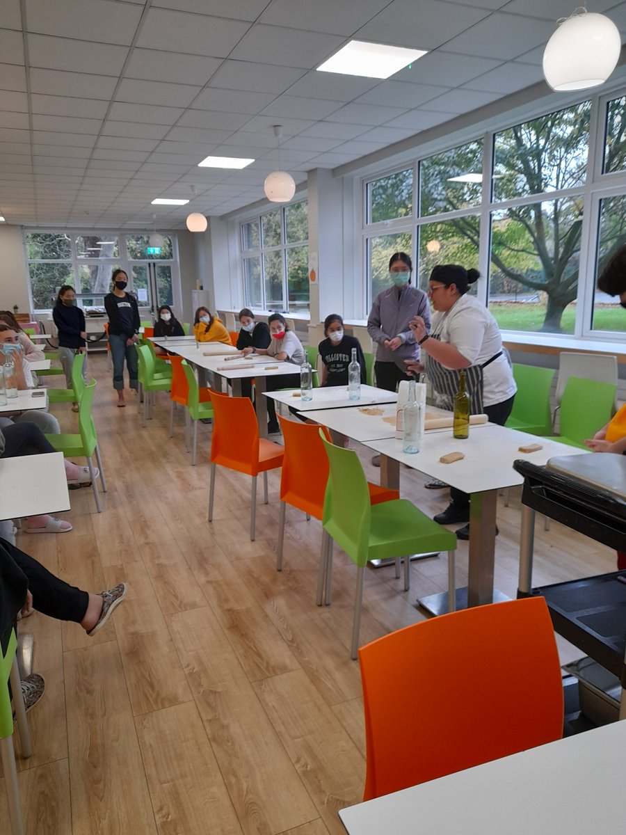 alexcollege's tweet photo. We had a fantastic midterm break last week in Res cooking up a storm! Between pasta making classes, bread making classes, and some festive Halloween cupcake decorating it was a busy week that was full of treats #BoardingAtAlex https://t.co/kCdBztiBc2