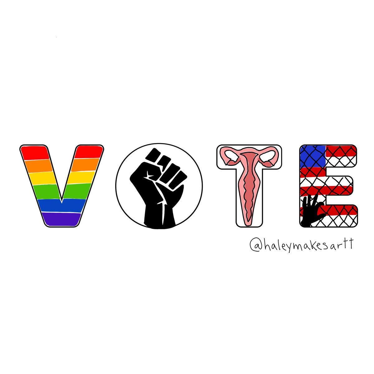 #VoteLikeYourLifeDependsOnIt Link to shirts in Bio