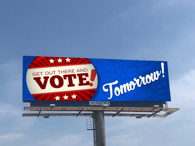 PrimaryMedia's tweet photo. Don't forget, tomorrow is the last day to cast your ballot and let your voice be heard📢🇺🇸 #VOTE https://t.co/kNaXWsEkBl