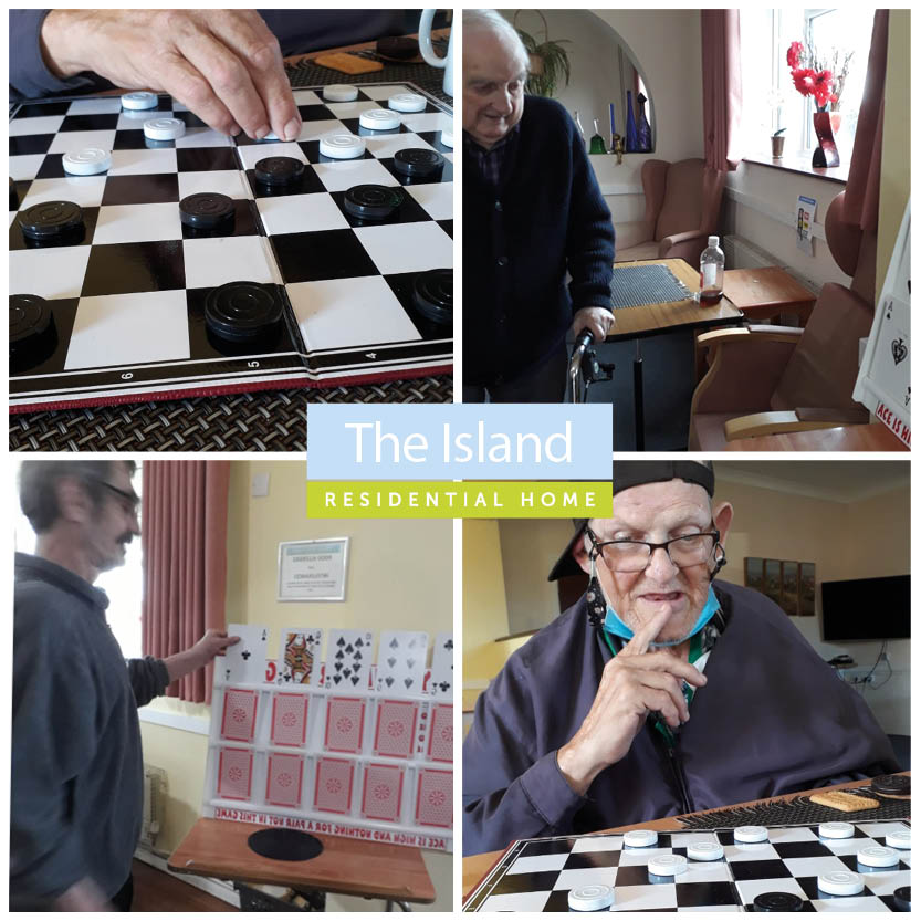 Chequers and cards are a very popular activity with our residents and certainly went down very well in a recent session! #KentCareHome #Activities