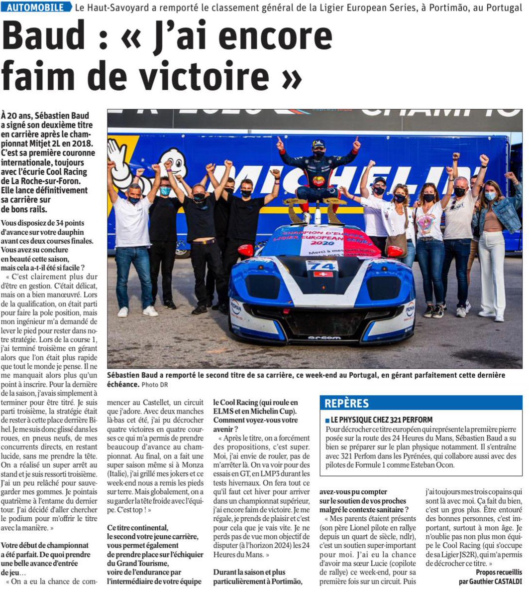 🏆CHAMPION D’EUROPE LIGIER JS2R 🏆