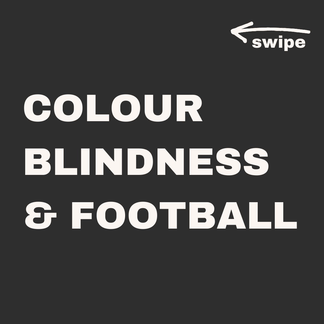 1/3 THREAD  We need to tackle colour blindness in football so that nobody is left out.  @colourblindorg  #TACBIS  #ColorBlind  #ColorBlindAwareness  #ColorBlindness  #1in12Men  #1in200Women