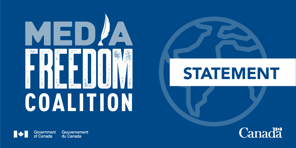 CanadaFP's tweet image. Statement by Media Freedom Coalition on International Day to End Impunity for Crimes Against Journalists: canada.ca/en/global-affa… 
 #DefendMediaFreedom