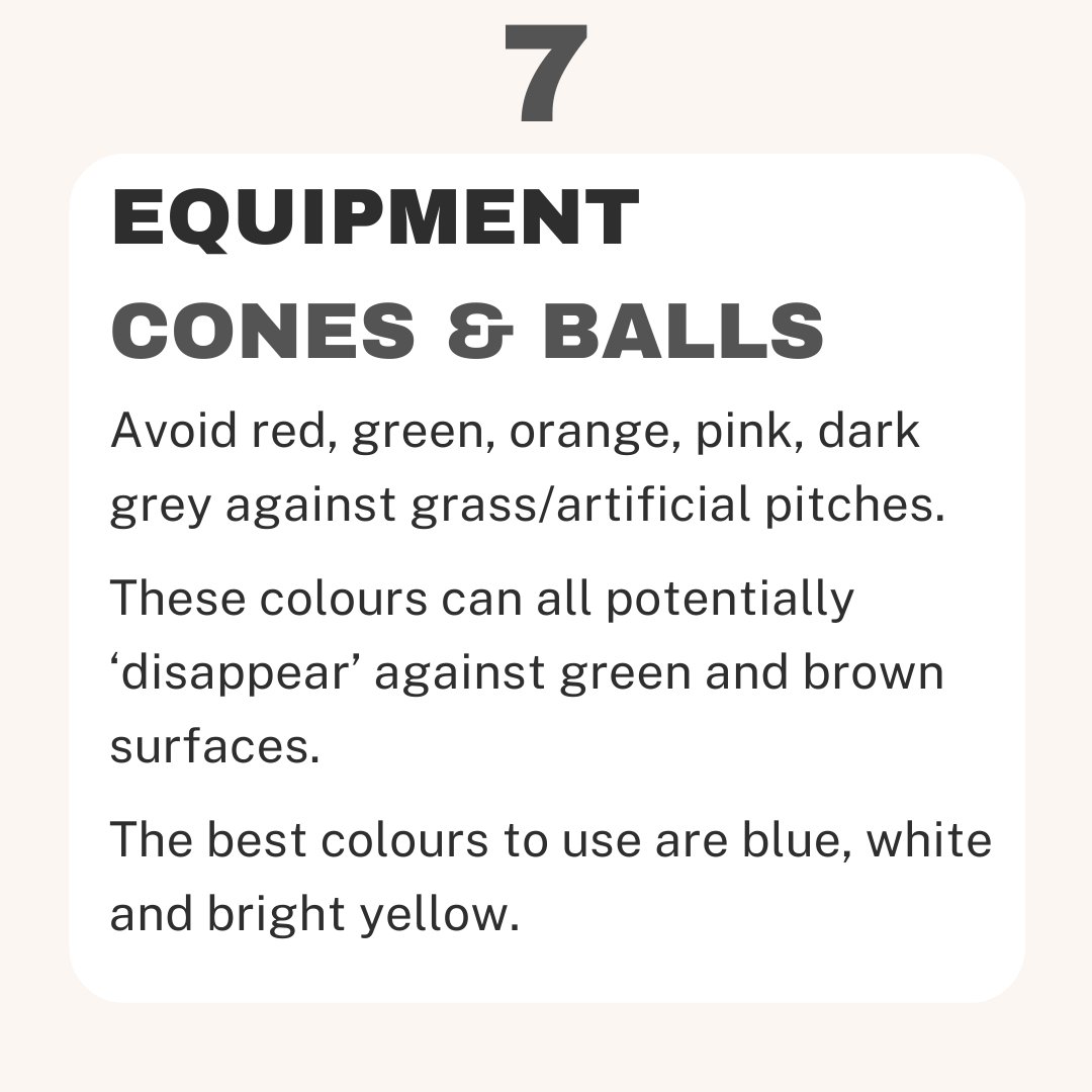 2/3 Kit clashes, cone confusion, mixed-up bibs… football can be stressful when you are colour blind!