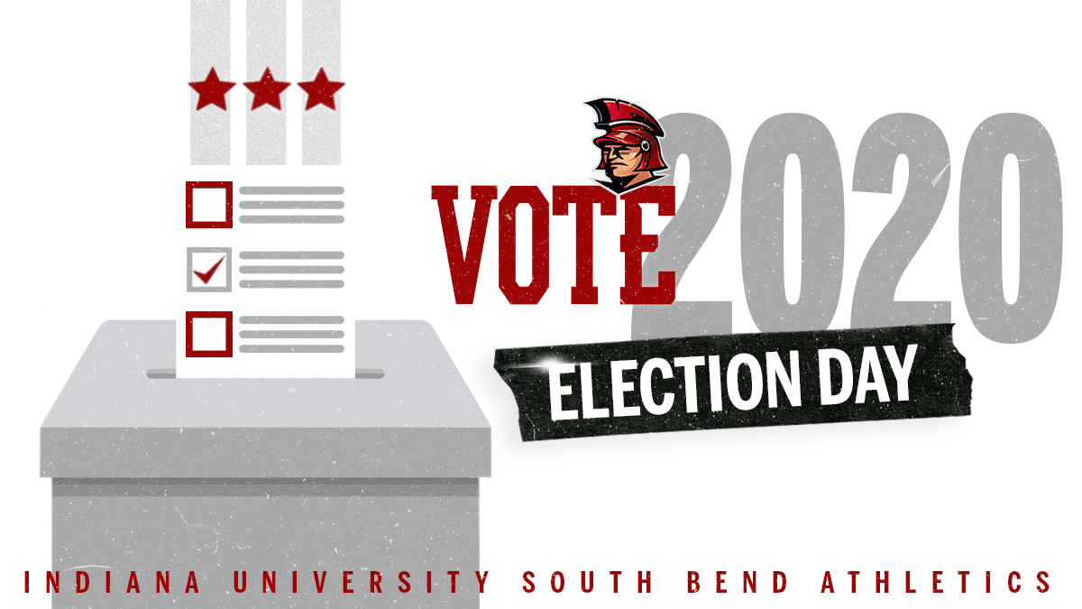 IUSBTitans's tweet photo. 𝗩𝗢𝗧𝗘 𝟮𝟬𝟮𝟬✔️

Democracy is a team sport. We are proud of our @IUSouthBend student-athletes that are out exercising their right to vote!

#ElectionDay #Vote2020 #TITANpride⚔️ https://t.co/n1tEBlgYYb