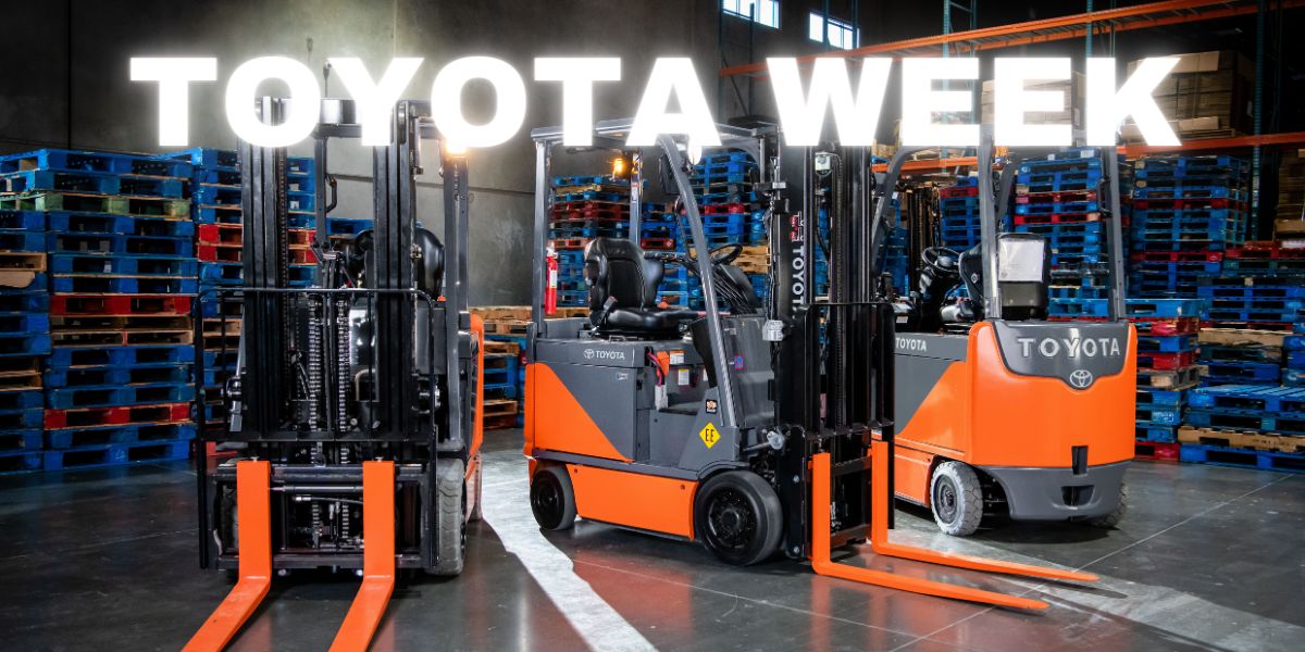 ProLift's tweet photo. It's Toyota Week! While our dealer network couldn't gather in-person this year, we're excited to kick off a week of virtual sessions. Several ProLift associates will be attending and we're excited to connect and share best practices. #ProLiftToyota #ToyotaWeek #ToyotaForklift https://t.co/2WTeaQgZhT