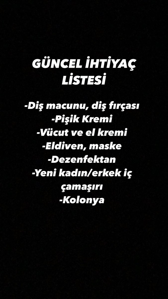 izmirliseliler's tweet photo. Güncel ihtiyaç listesi arkadaşlar özellikle Bayraklı böglesi #izmirdeprem #AFAD #afadizmir https://t.co/3oxKU8qtkb