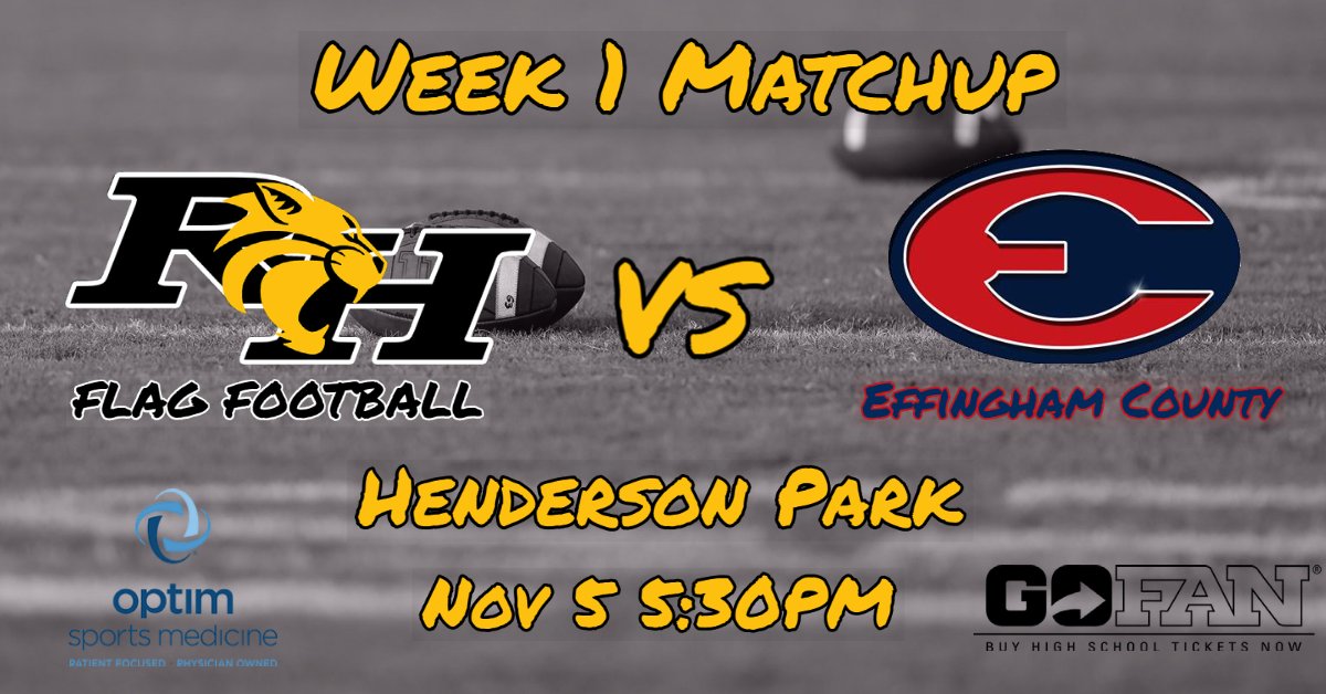 Don't miss the first ever <a href="/OfficialGHSA/">GHSA</a>  Women's Flag Football game in school history!  This is the beginning of a great program led by <a href="/CoachDragon08/">Anthony Dragon</a>,<a href="/mathteachergray/">Mrs. Gray[test common teacher]</a>, and all the great WFF athletes.  #BTH #PROVEit