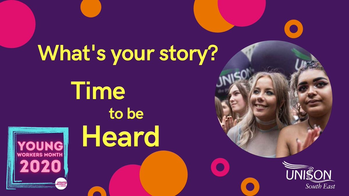 UNISON_SE_YM's tweet photo. Are you U27 and a UNISON member? What's your story of working in the pandemic? We've launched 'Time to be Heard' - a campaign to amplify young voices and shine a light on issues young workers are facing.
https://t.co/nQabT3CoaQ #ywm2020 #youngworkersmonth #youngworkers  @UNISONSE https://t.co/twIqkU1Rvq