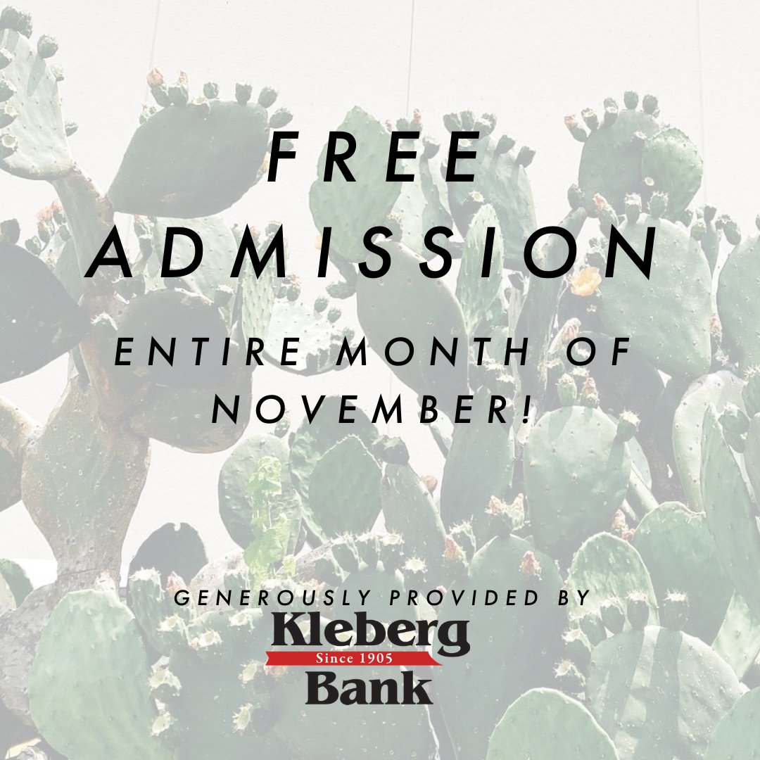visitamst's tweet photo. Thank you, Kleberg Bank, for generously providing Museum visitors with FREE ADMISSION for the entire month of November! We've got SO many great shows, it would be a shame to miss it! See you in the galleries! #visitAMST #KlebergBank #FREEAdmission #AMSTexhibitions #AMSTOnView https://t.co/iKfwpFoHgM