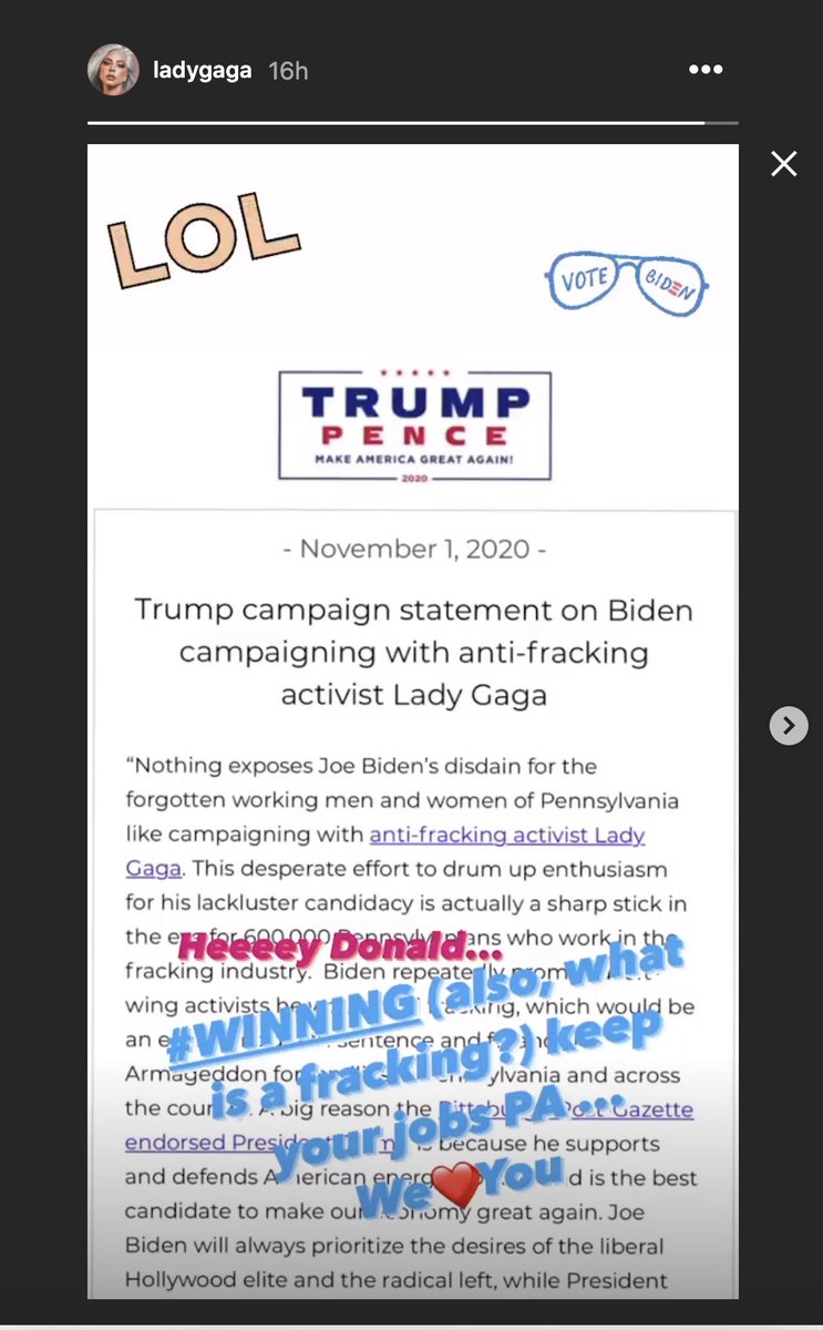jordanjordanCLE's tweet photo. lady gaga is all of us
#WhatIsFracking #KeepYourJobsPA https://t.co/EJ8TfthTVY