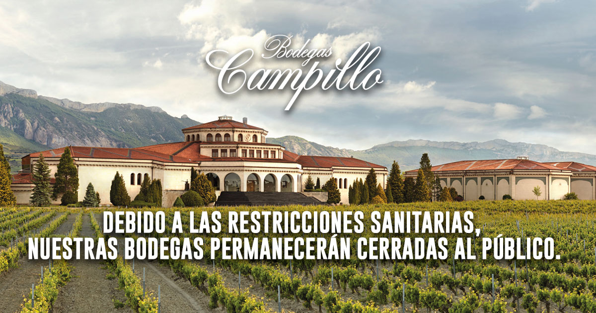 Dada la situación actual, y debido a las restricciones sanitarias, nuestra bodega permanecerá cerrada al público.
 
Esperamos poder volver a veros pronto en Bodegas Campillo. Muchas gracias por vuestra comprensión.