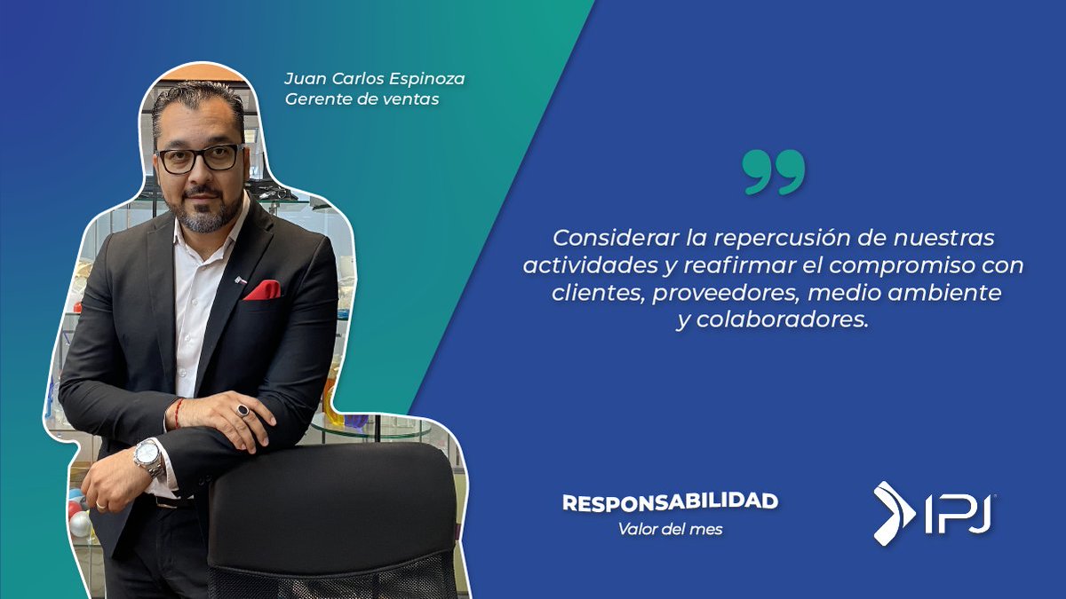 ipjpromos's tweet photo. ¿Qué representa la responsabilidad dentro y fuera de nuestras oficinas? 😌

👉🏼 Juan Carlos, nuestro gerente de ventas, nos lo cuenta en una frase.

#SomosIPJ #ValorDelMes #Responsabilidad https://t.co/q08CUc1CkU