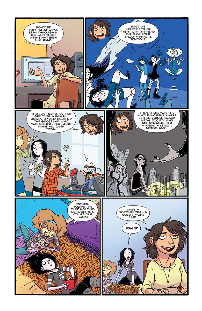 20. GIANT DAYSBy  @badmachinery,  @lbtreiman,  @smashpansy,  @CampbellLetters,  @BonesKLeopard,  @shanito and  @JasAmiriThe perfect slice of life comic. The ultimate comfort read. You'll fall in love with it.