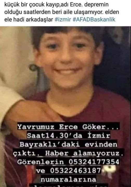 Paylaşın arkadaşlar #izmirdepreminde