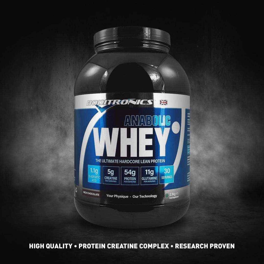 🌟Introducing Boditronics Anabolic Whey 🌟
This all in one high protein, low fat, lean muscle building supplement is exactly what you need to get your body back into an 'anabolic state.' Take this supplement to look and feel your very best! 

BUY NOW 👉 buff.ly/3oR99LR