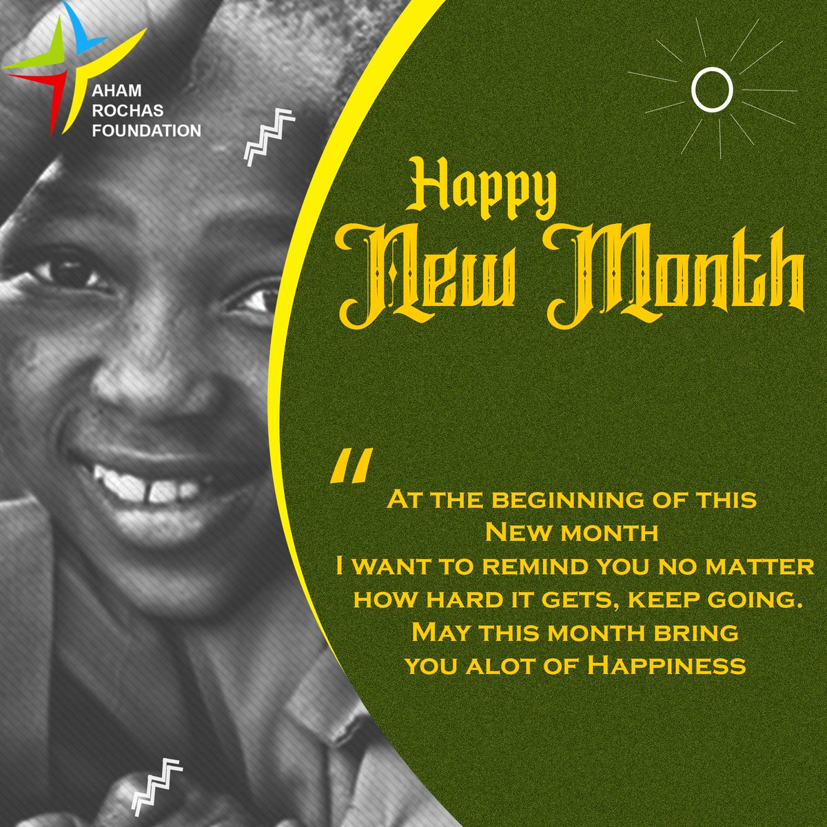 AhamRochasFDN's tweet photo. In this new month let's forget the past and focus on the future.
Because it's the only thing you can actually change.
May this month bring positive changes in your lives.
#AhamRochasFoundation #newmonthnewgoals #welcometonovember #reachoutandtouchlives #everychilddeservesachance https://t.co/DVNApjnk0y