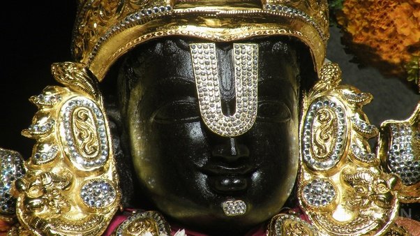 Why Camphor is placed in Thirupathy Balaji's Chin