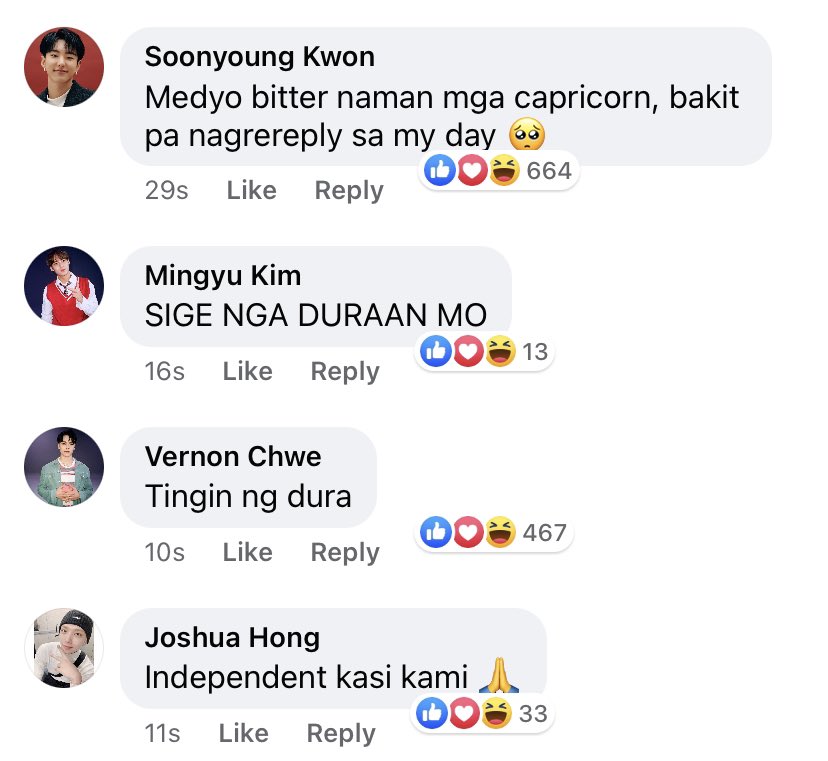 96WZI's tweet photo. [9] mga capricorn talaga https://t.co/6mA3eVO62V