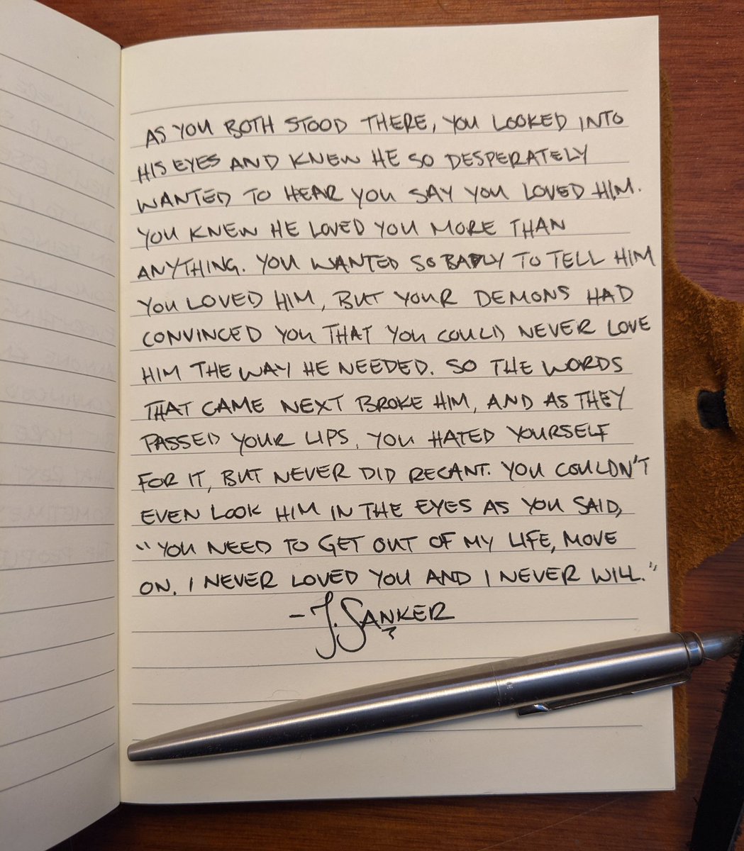 byjsanker's tweet photo. You broke someone because you thought you were too broken to love them...

#jsanker #poem #love #poetsoftheinternet #internetpoets #writing #poetry #writersnetwork #writingcommunity #broken #desperate #needed #hear #morethananything #demons #convinced #never #lies #hateyourself https://t.co/5gizQPAhVe