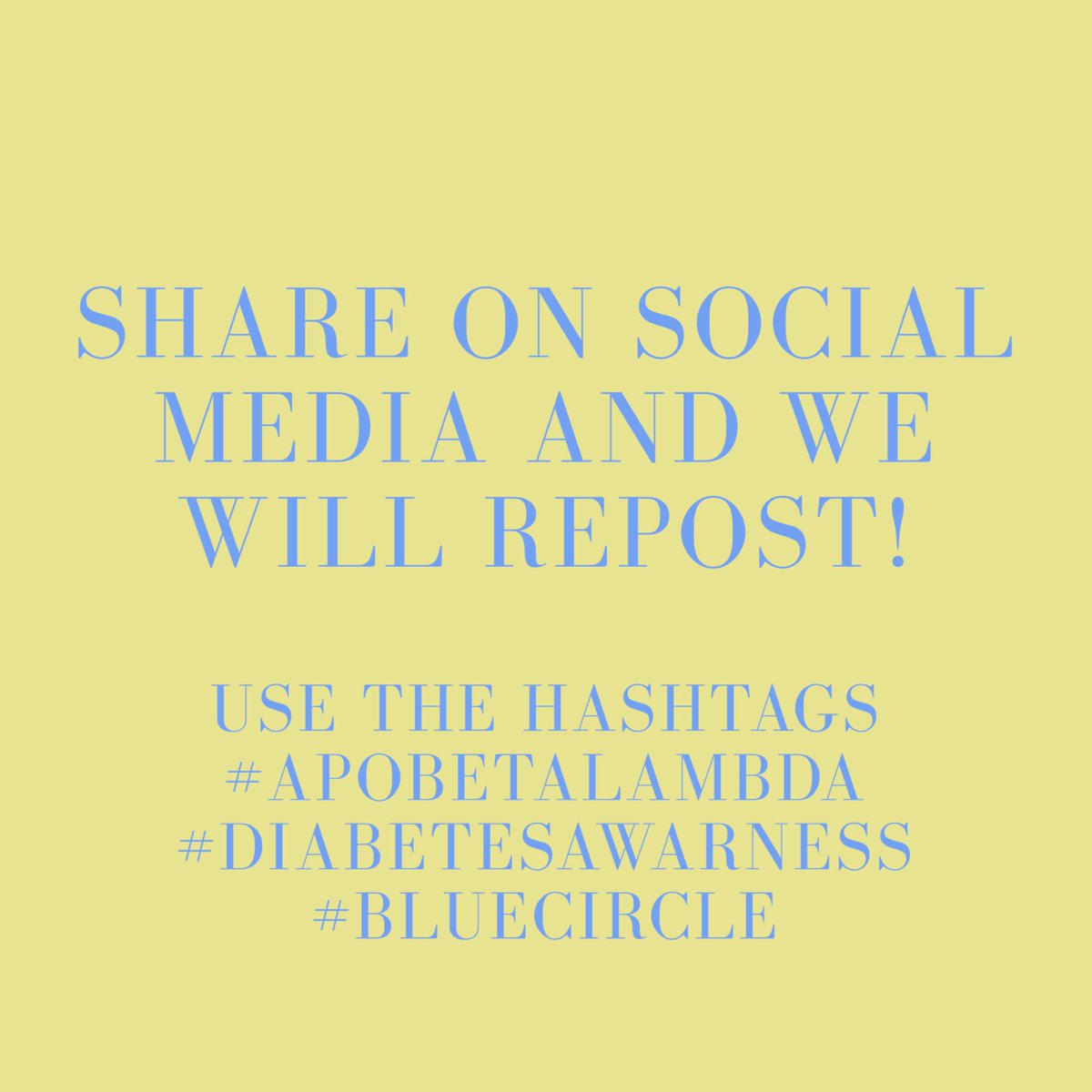 In honor of National Service Week, we challenge you to help spread awareness about Diabetes! Either post a picture with a blue circle or with the word Hope! Use the hashtags #apobetalambda #diabetesawareness #bluecircle and we will repost! Comment those who you challenge!