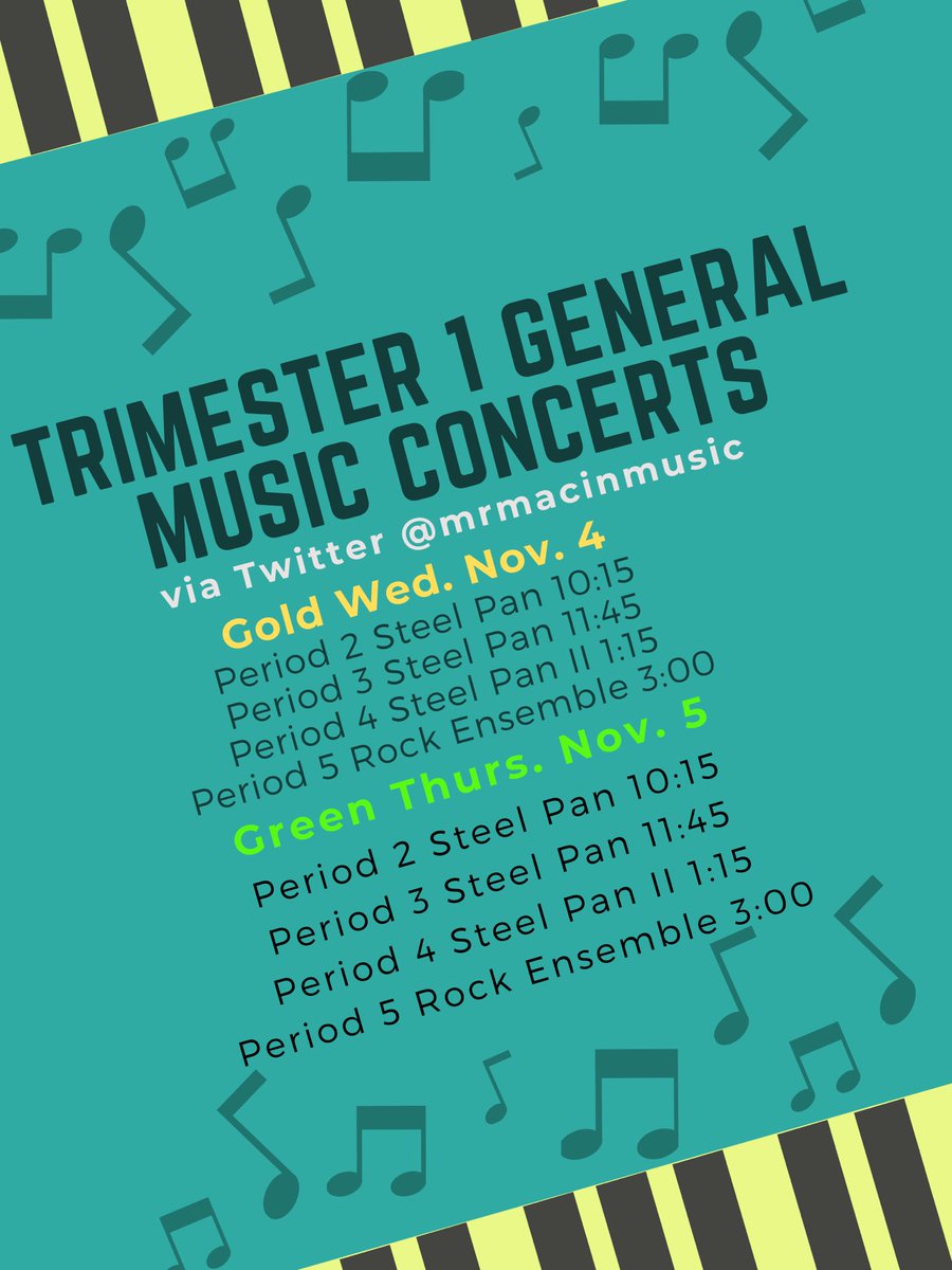 Updated concert info here! Disregard previous tweet please.