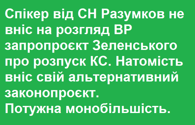Во фракции "Слуга народа" нет единой позиции за какой законопроект по КС голосовать - авторства президента Зеленского или спикера Разумкова, - Бутусов - Цензор.НЕТ 5438