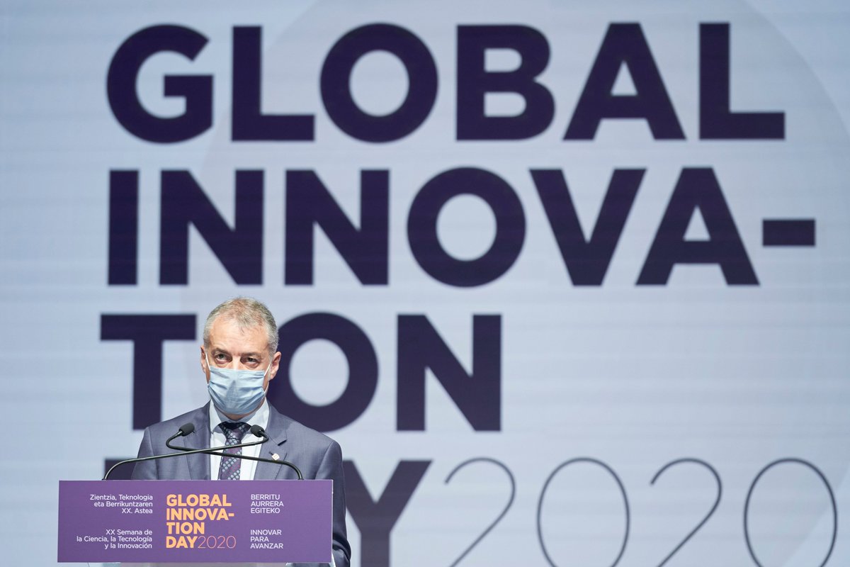🆗 Gaur Zientzia, Teknologia eta Berrikuntzaren XX. asteari eman diogu hasiera Innobasque-Berrikuntzaren Euskal Agentziak antolatutako Global Innovation Day ekitaldian.