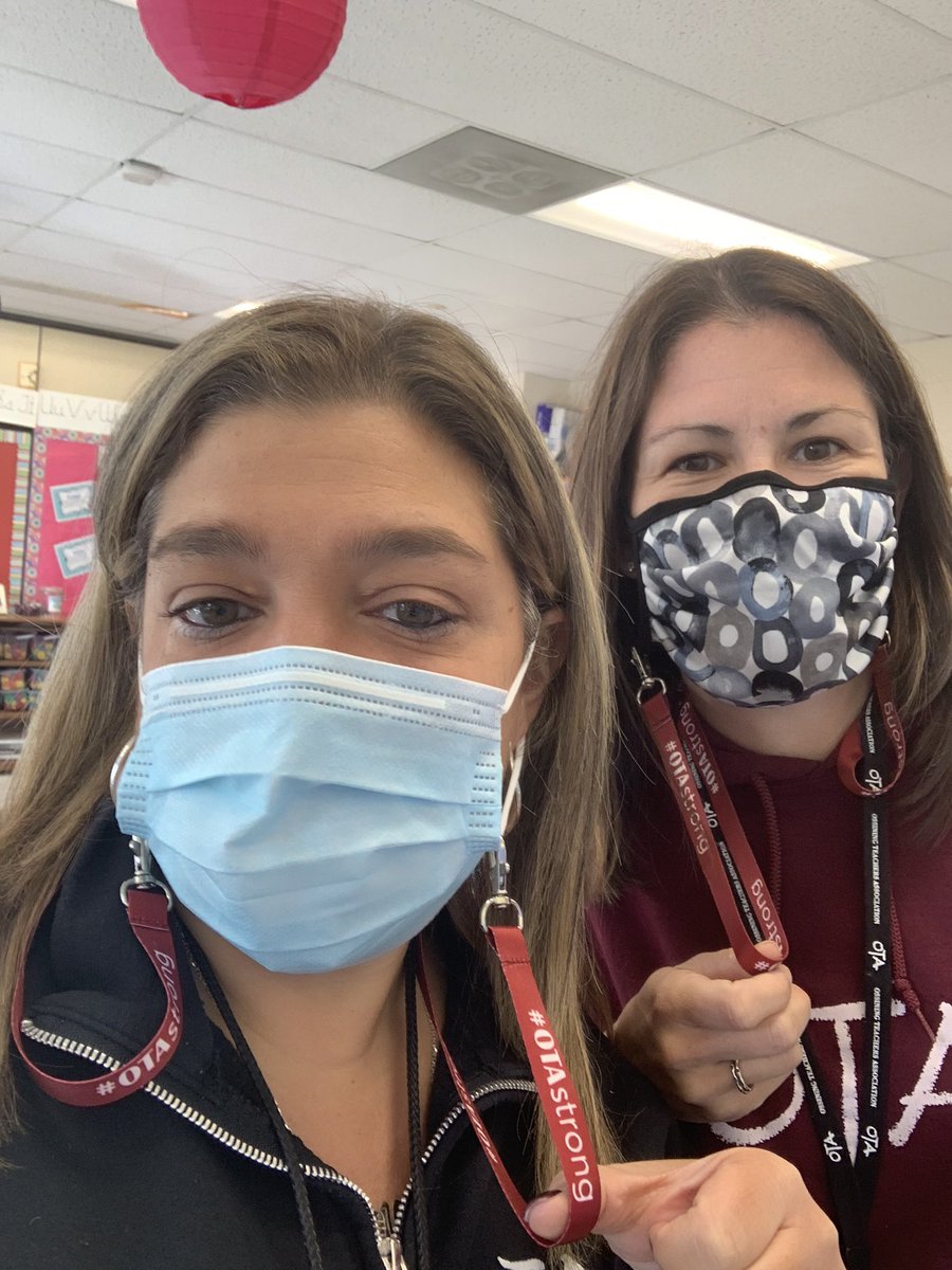 OssiningA's tweet photo. #OTASTRONG Mask Lanyards are in and will be delivered to your buildings this week! https://t.co/ZuWOqQM785