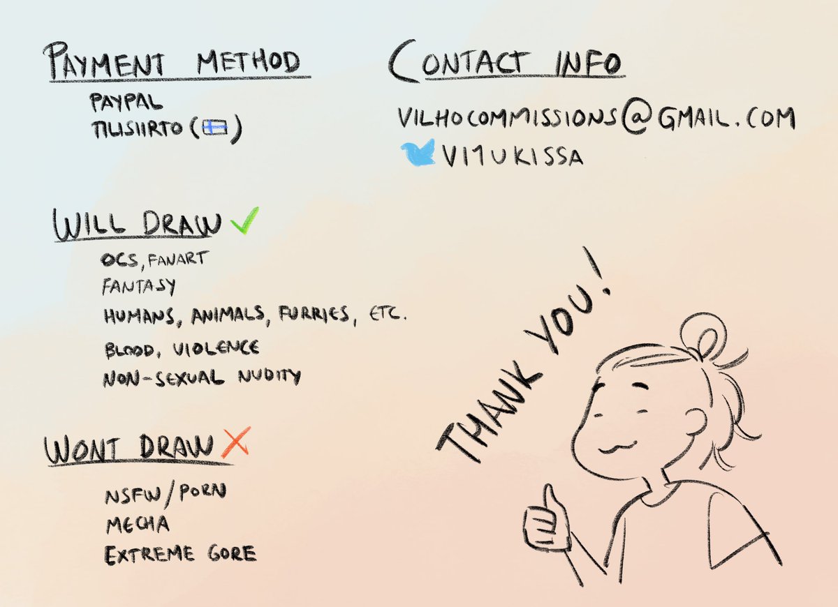 Hello! I'm Vili, a digital artist studying 3D-animation, and I urgently need an upgrade of hardware to continue working on my second year short film, due to not being able to access school resources thanks to covid.
Please contact me on twitter or on vilhocommissions@gmail.com!