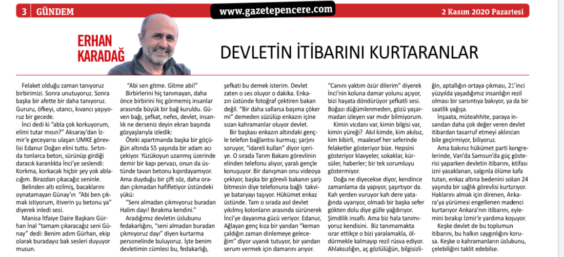 Aralıksız dört gündür çalışan hayat arayan itfaiye, afad, umke, jak, akut, bütün görevlilere, gönüllülere saygıyla...