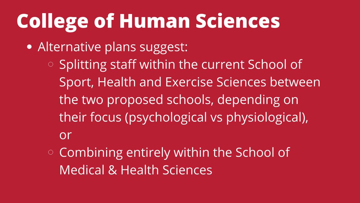 Up next: the College of Human Sciences!

Big plans for change here, and a lot of jobs at risk. As per usual, please help us try and save as many jobs as possible by signing the petition and RTing for awareness! 

chng.it/y4H4grsf

<a href="/RejectBUCuts/">Bangor Students Against Cuts</a> <a href="/BangorUcu/">Bangor UCU</a> <a href="/bangor_staff/">BangorUniversityStaff</a>