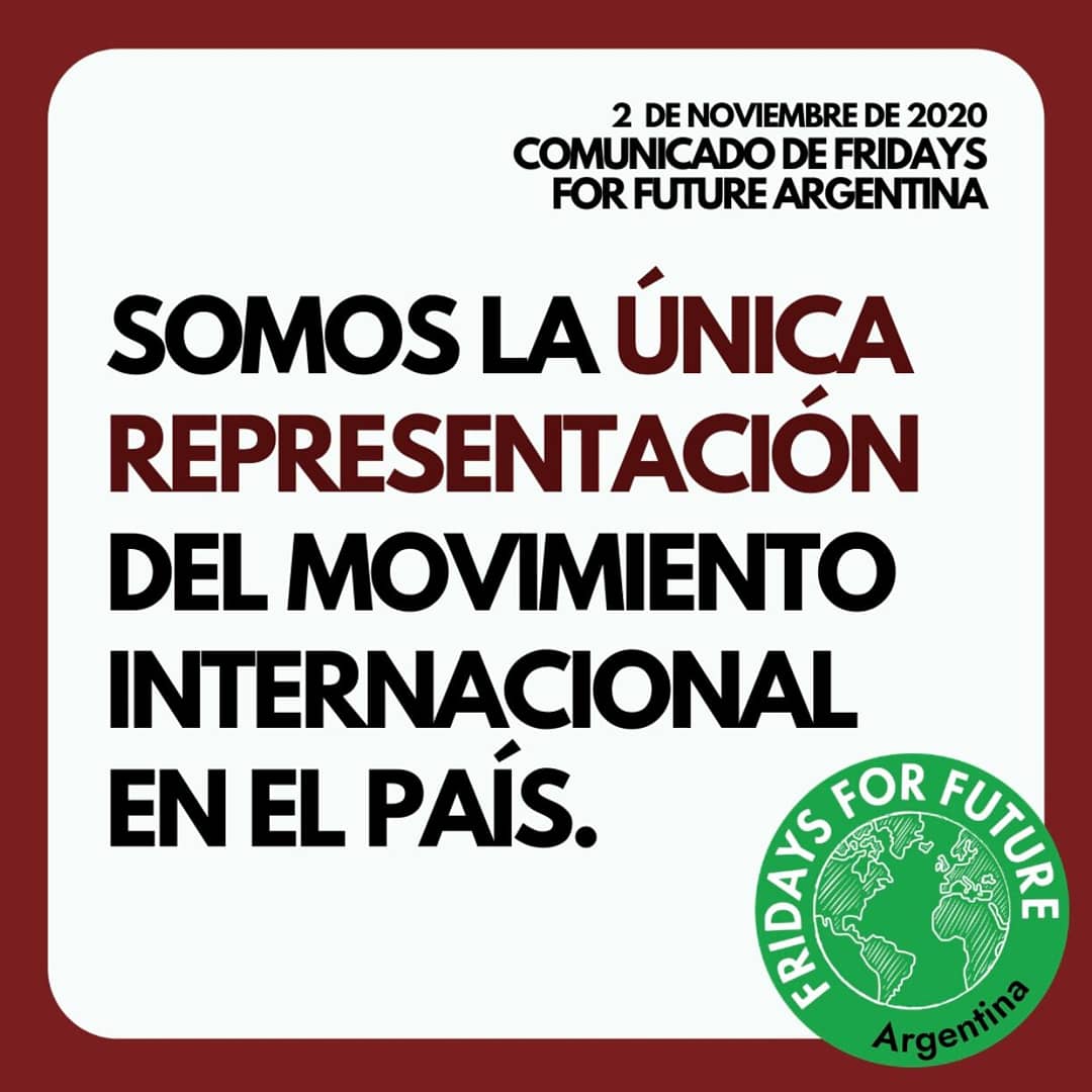FFFSalta_'s tweet photo. Debido a repetidas situaciones en las que @jovenesclimarg hizo uso y omisión de nuestro nombre incorrectamente, nos vemos forzades a aclarar que somos la ÚNICA representación de @Fridays4future en Argentina para así preservar la integridad y los principios de nuestro movimiento. https://t.co/tXaAgaAmZS