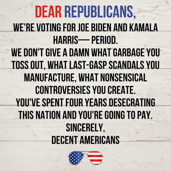 shossy2's tweet photo. #FlipTheSenateBlue
#GOT2020 for:
@ossoff
@CaptMarkKelly
@GreenfieldIowa
@SaraGideon
@AmyMcGrathKY
@harrisonjaime
@CalforNC
@stevebullockmt
@Hickenlooper
@mjhegar
#VoteBlueDownBallot
#VoteThemAllOut
#BidenHarris2020ToSaveAmerica https://t.co/vlC4rvtBec