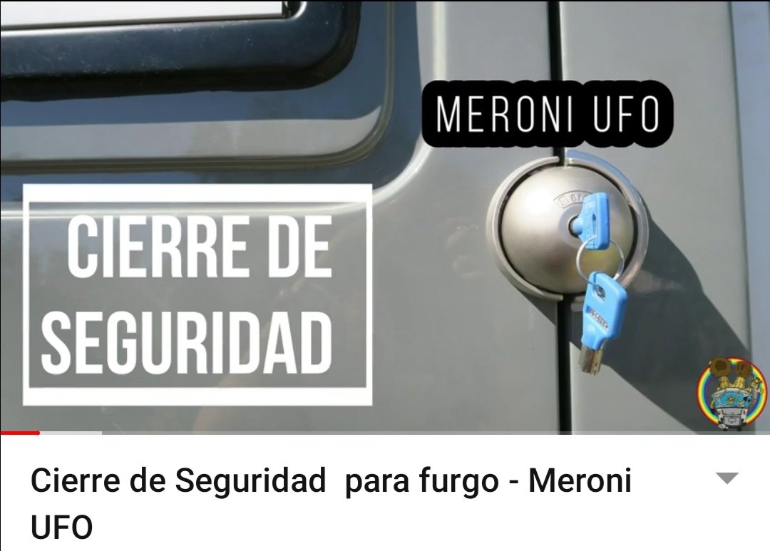 Cierre de seguridad para nuestra Ligroneta. Después de un año, seguimos contentos.
youtu.be/VoL1IfiHm9w
#vanlife #furtoneta #cierredesefuridad #meroni
