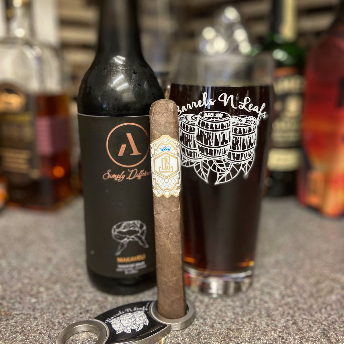 Day 2 of the @carolinabluecigars experience. This is the Hwy 101 Nicaraguan box press. This spicy, smooth and flavorful stick will impress you. This paired with the @abnormalbeerco Makaveli will blow your mind. Join us November 13th starting at 6pm at @tailoredsmoke