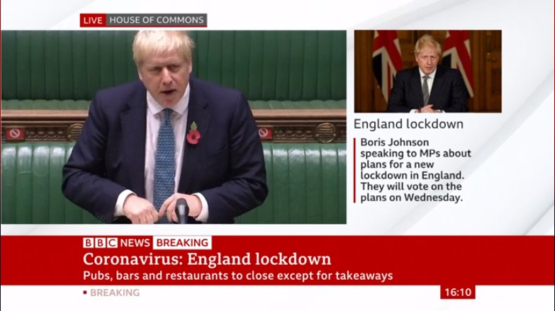 thegolfbusiness's tweet photo. Breaking: The prime minister has responded to a specific question about a reprieve for golf courses - and suggested they need to close because a list of exemptions risks undermining the new lockdown https://t.co/y0hdtpuPjM https://t.co/8vcEyMv4fV