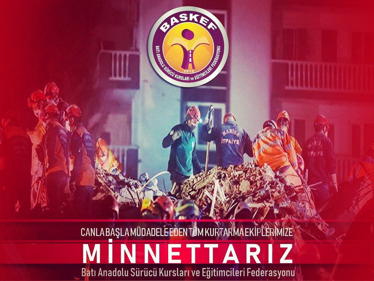 MUHTEREM_SIKI's tweet photo. Acılar içinde sevinçler de yaşamamıza vesile olan, gönüllü ve görevli tüm kahramanlarımıza #minnettarız
#izmirinyanındayız
#izmir #deprem #izmirdedeprem
#baskef #Baskef #BatıAnadolu https://t.co/L4OhE0SGfi