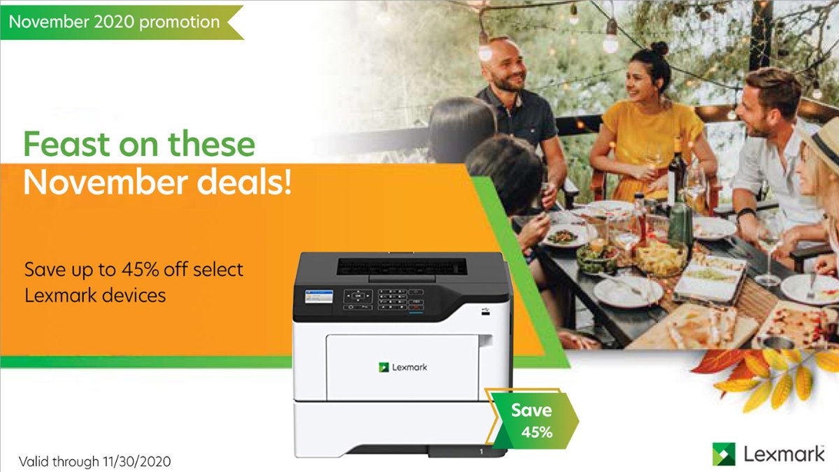 Did you know that we're a 🍂 local ​🍂  <a href="/lexmark/">Lexmark</a> printer reseller? If you need a printer, we've got you covered. bit.ly/3jRqKQi