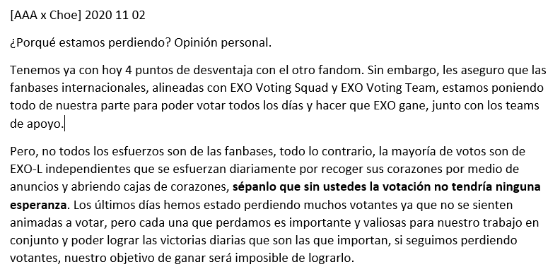 FaithfullyAeris's tweet photo. AAA x Choe
¿Porqué estamos perdiendo?
Opinión personal.

@weareoneEXO #EXO https://t.co/3dmySPEMWj