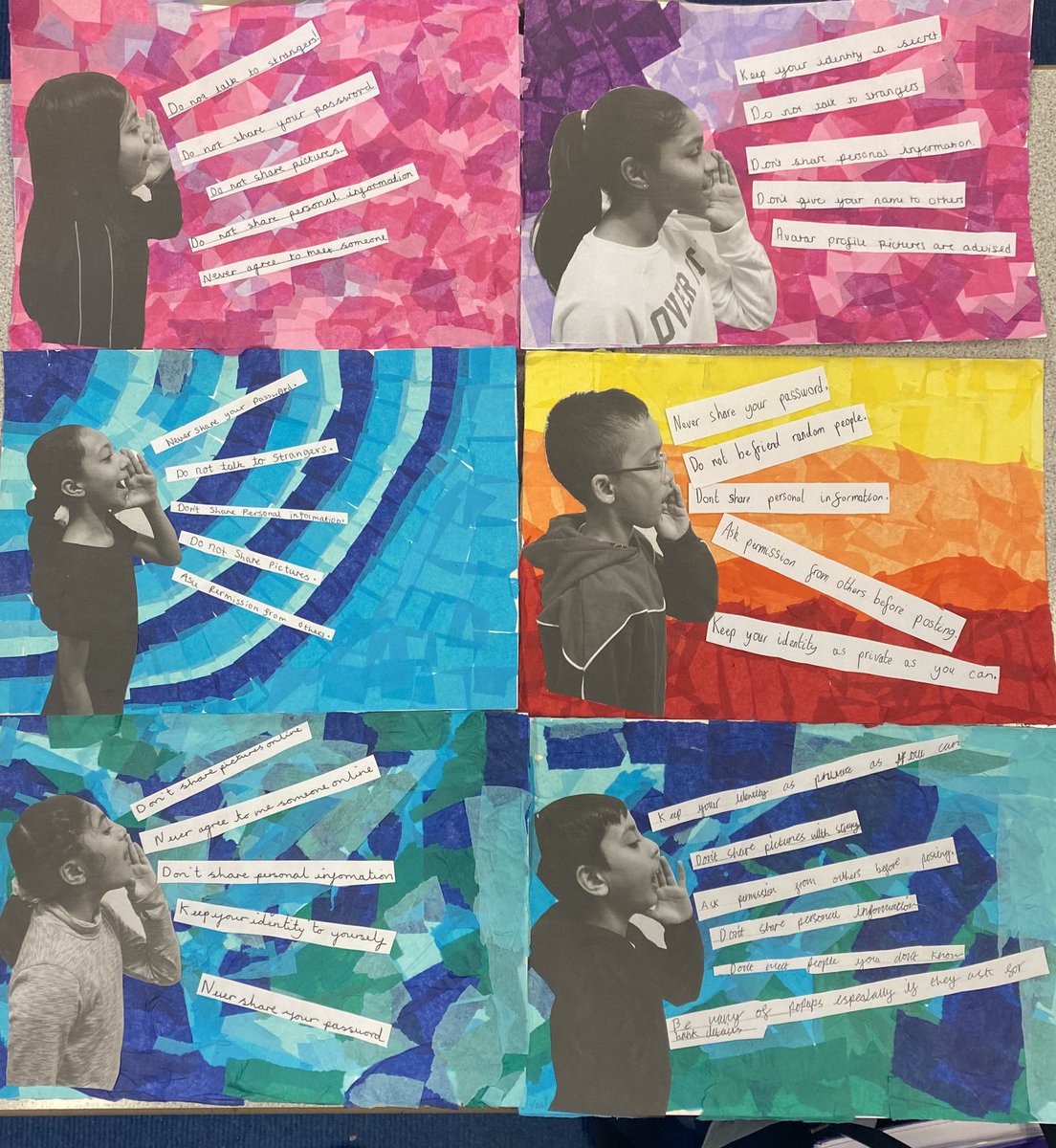 Forgot to share some work from our curriculum week last half term! I think our e-safety posters are quite effective! <a href="/Richmond_HT/">Richmond Academy</a> #esafety